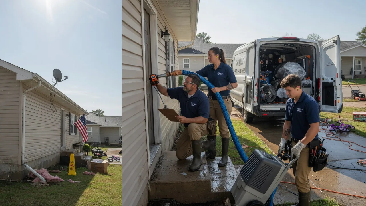 Ceiling Water Damage Restoration in Rock Creek, OH near me